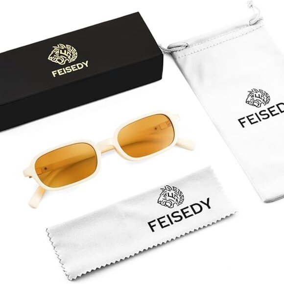 Retro Rectangular Sunglasses - Picture 6 of 7